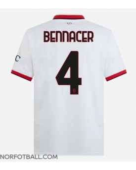 Billige Fotballdrakt AC Milan Ismael Bennacer #4 Replika Bortedrakt 2024-25 Kortermet